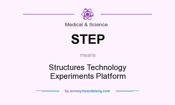 What does STEP mean? It stands for Structures Technology Experiments Platform