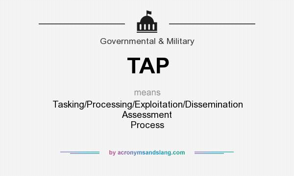 What does TAP mean? It stands for Tasking/Processing/Exploitation/Dissemination Assessment Process
