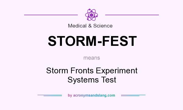 What does STORM-FEST mean? It stands for Storm Fronts Experiment Systems Test