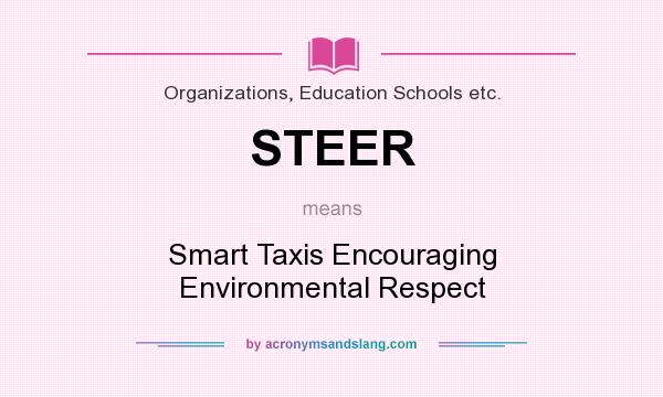 What does STEER mean? It stands for Smart Taxis Encouraging Environmental Respect