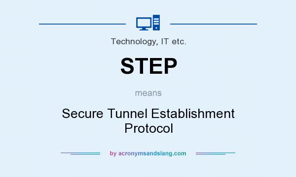 What does STEP mean? It stands for Secure Tunnel Establishment Protocol