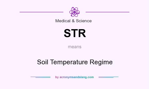 What does STR mean? It stands for Soil Temperature Regime