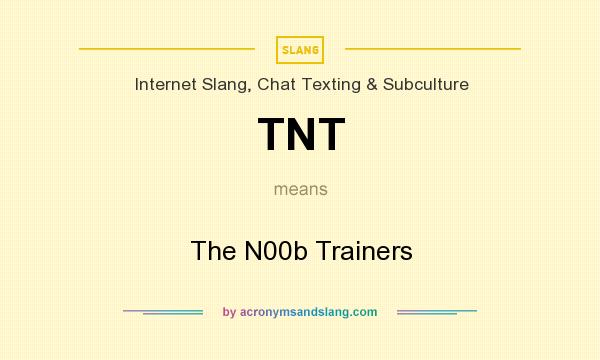 What does TNT mean? It stands for The N00b Trainers