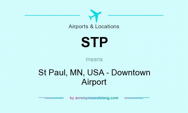 What does STP mean? It stands for St Paul, MN, USA - Downtown Airport