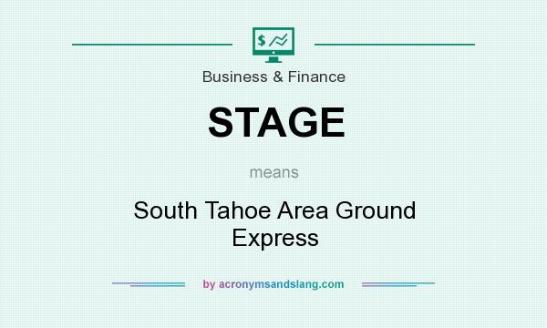 What does STAGE mean? It stands for South Tahoe Area Ground Express