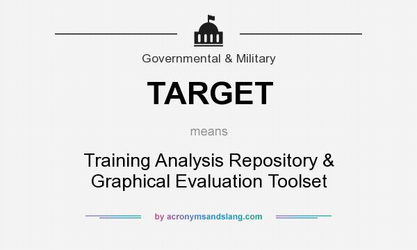 What does TARGET mean? It stands for Training Analysis Repository & Graphical Evaluation Toolset