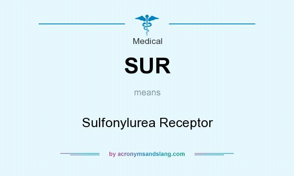 What does SUR mean? It stands for Sulfonylurea Receptor