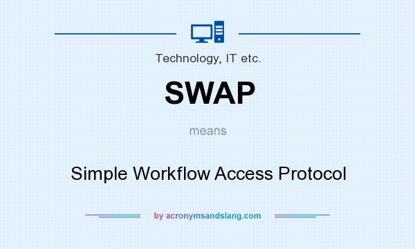 What does SWAP mean? It stands for Simple Workflow Access Protocol