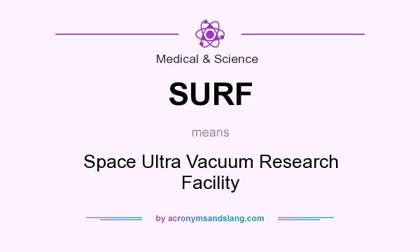 What does SURF mean? It stands for Space Ultra Vacuum Research Facility