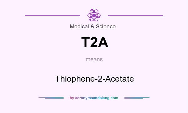 What does T2A mean? It stands for Thiophene-2-Acetate