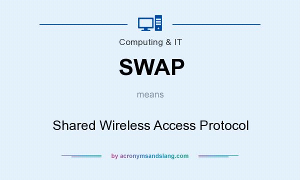 What does SWAP mean? It stands for Shared Wireless Access Protocol