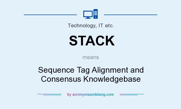 What does STACK mean? It stands for Sequence Tag Alignment and Consensus Knowledgebase