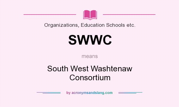 What does SWWC mean? It stands for South West Washtenaw Consortium