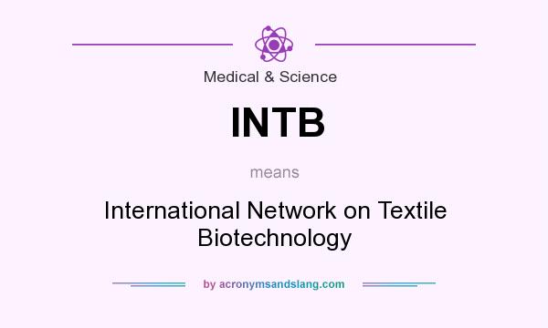 What does INTB mean? It stands for International Network on Textile Biotechnology