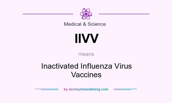 What does IIVV mean? It stands for Inactivated Influenza Virus Vaccines