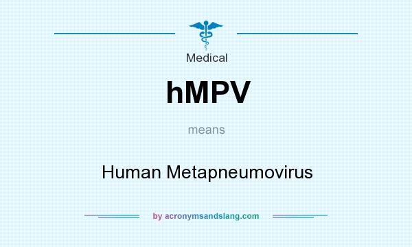 What does hMPV mean? It stands for Human Metapneumovirus