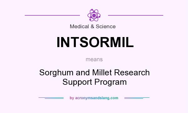 What does INTSORMIL mean? It stands for Sorghum and Millet Research Support Program