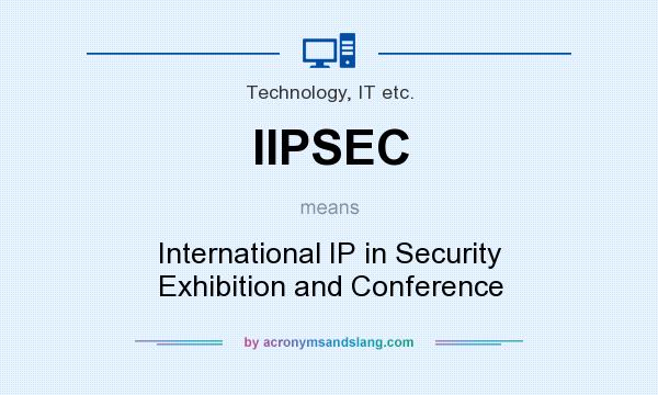 What does IIPSEC mean? It stands for International IP in Security Exhibition and Conference