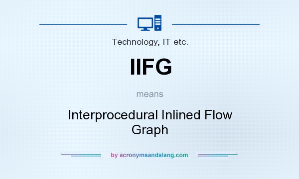 What does IIFG mean? It stands for Interprocedural Inlined Flow Graph