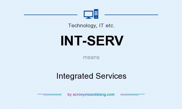 What does INT-SERV mean? It stands for Integrated Services