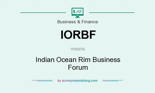 What does IORBF mean? It stands for Indian Ocean Rim Business Forum
