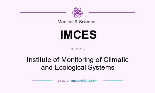 What does IMCES mean? It stands for Institute of Monitoring of Climatic and Ecological Systems