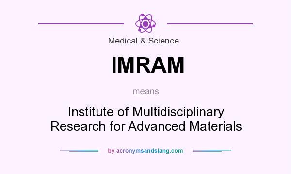 What does IMRAM mean? It stands for Institute of Multidisciplinary Research for Advanced Materials