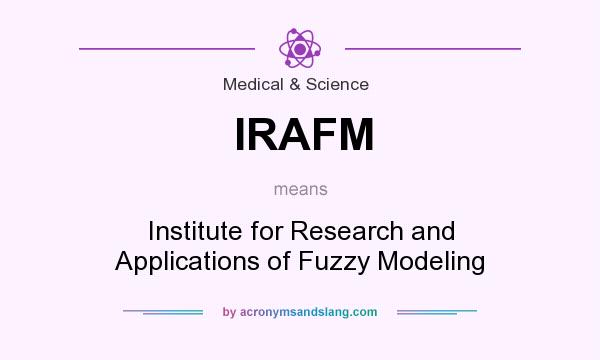 What does IRAFM mean? It stands for Institute for Research and Applications of Fuzzy Modeling