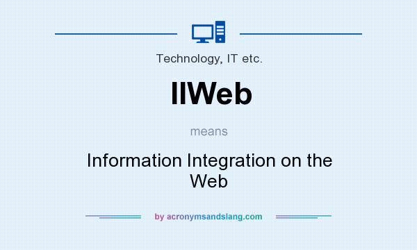What does IIWeb mean? It stands for Information Integration on the Web