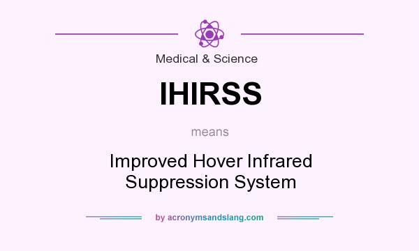 What does IHIRSS mean? It stands for Improved Hover Infrared Suppression System