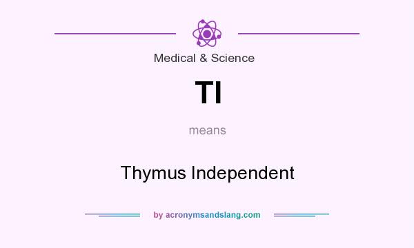 What does TI mean? It stands for Thymus Independent
