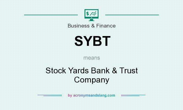 What does SYBT mean? It stands for Stock Yards Bank & Trust Company