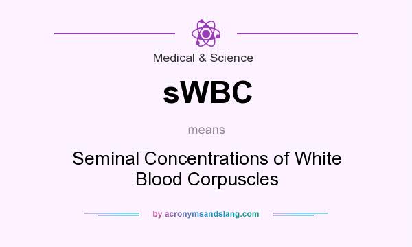 What does sWBC mean? It stands for Seminal Concentrations of White Blood Corpuscles
