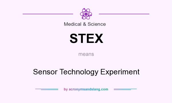 What does STEX mean? It stands for Sensor Technology Experiment