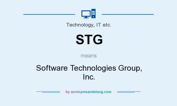 What does STG mean? It stands for Software Technologies Group, Inc.