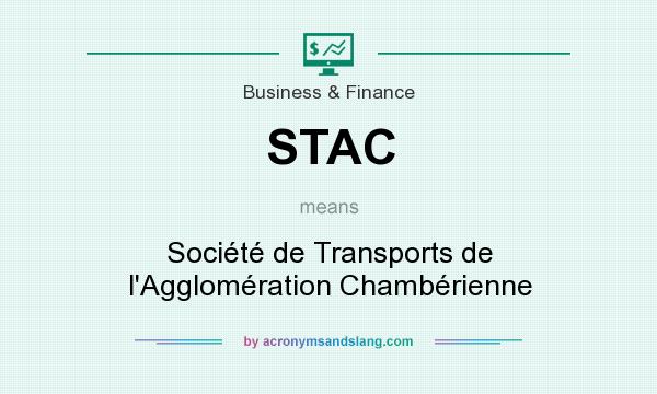 What does STAC mean? It stands for Société de Transports de l`Agglomération Chambérienne