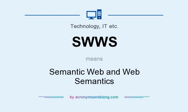 What does SWWS mean? It stands for Semantic Web and Web Semantics