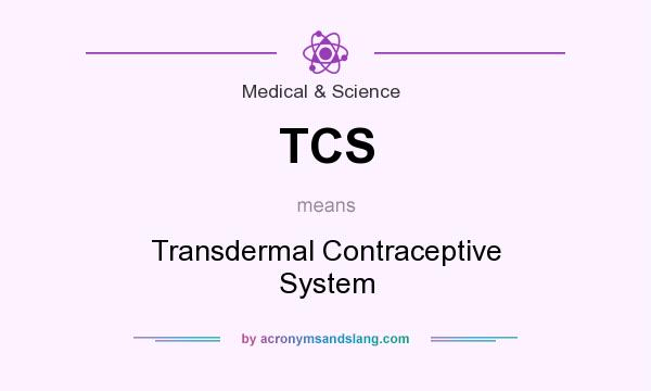 What does TCS mean? It stands for Transdermal Contraceptive System