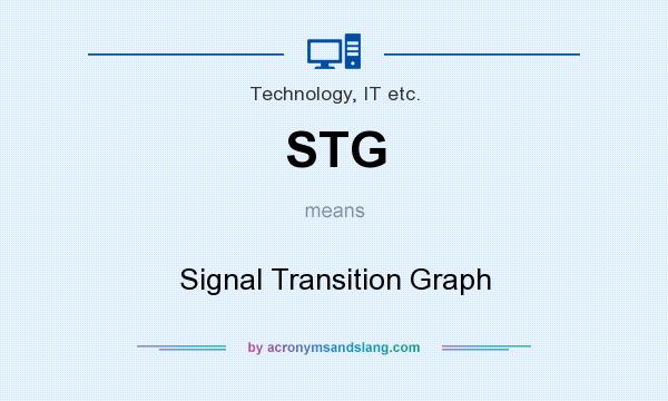 What does STG mean? It stands for Signal Transition Graph