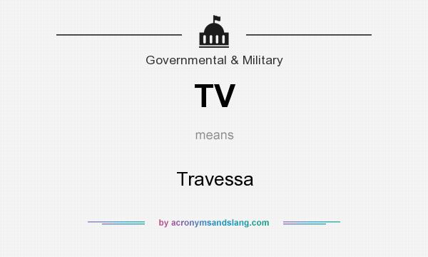 What does TV mean? It stands for Travessa