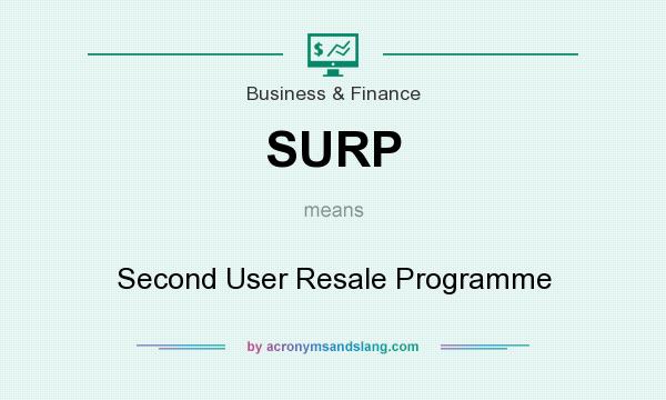 What does SURP mean? It stands for Second User Resale Programme