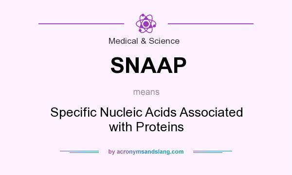 What does SNAAP mean? It stands for Specific Nucleic Acids Associated with Proteins