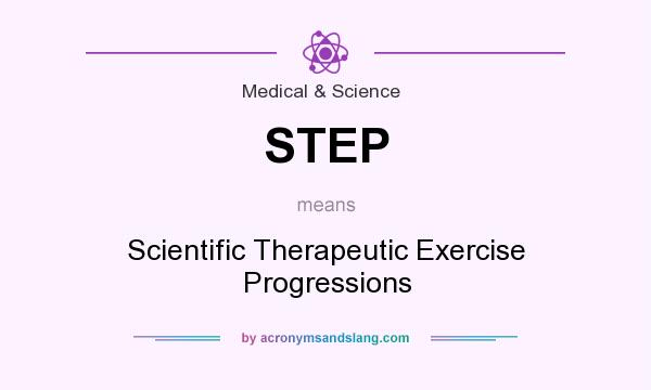 What does STEP mean? It stands for Scientific Therapeutic Exercise Progressions
