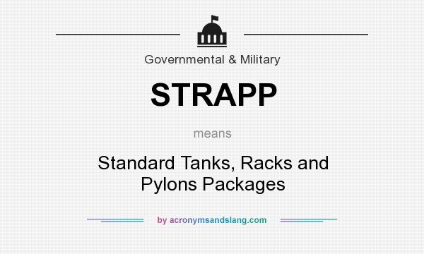 What does STRAPP mean? It stands for Standard Tanks, Racks and Pylons Packages