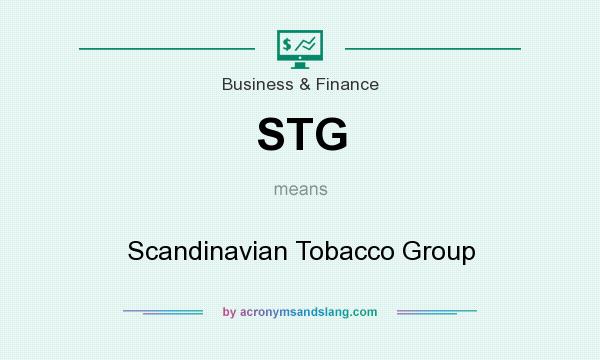 What does STG mean? It stands for Scandinavian Tobacco Group