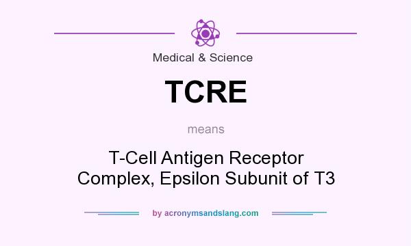 What does TCRE mean? It stands for T-Cell Antigen Receptor Complex, Epsilon Subunit of T3