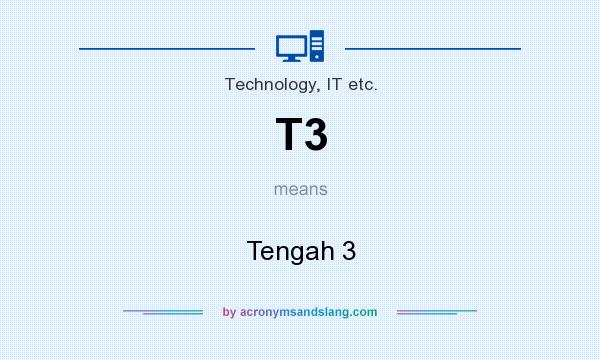 What does T3 mean? It stands for Tengah 3