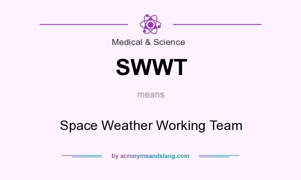 What does SWWT mean? It stands for Space Weather Working Team