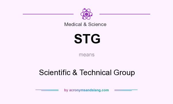 What does STG mean? It stands for Scientific & Technical Group