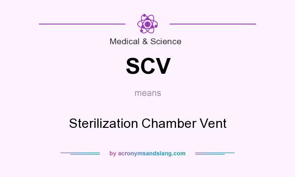 What does SCV mean? It stands for Sterilization Chamber Vent